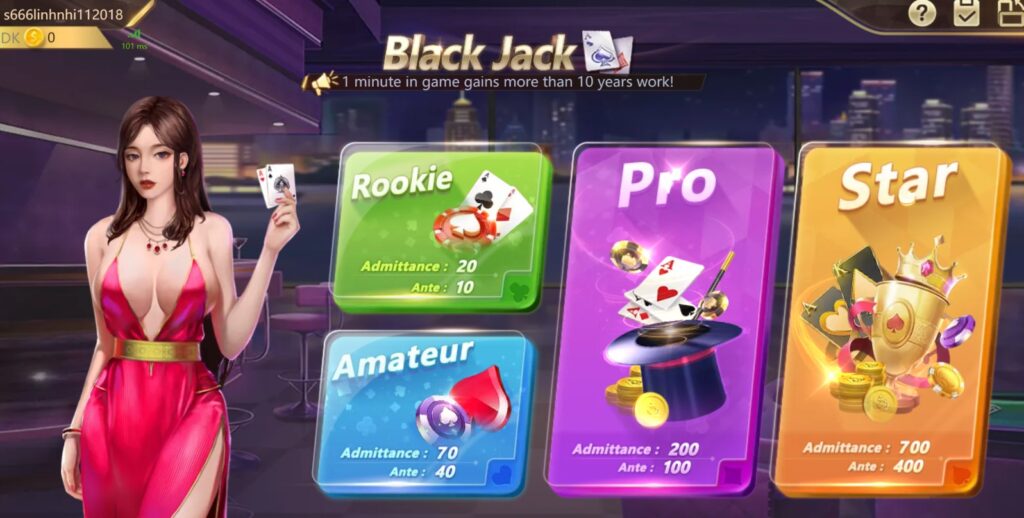 Blackjack S666 được nhiều người yêu thích.