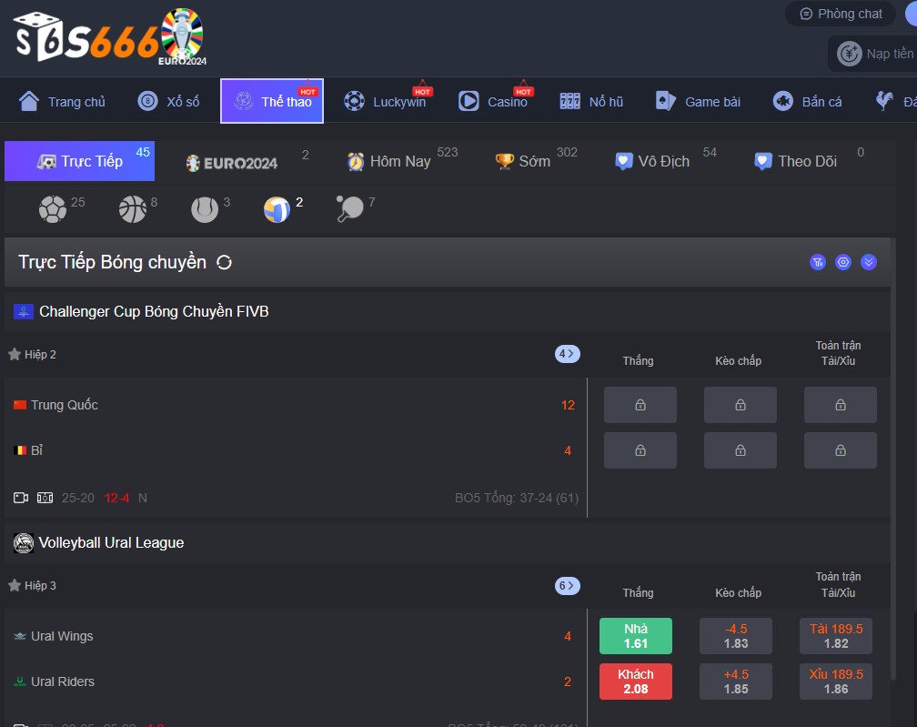 Cá cược bóng chuyền s666 cực kỳ hấp dẫn. 